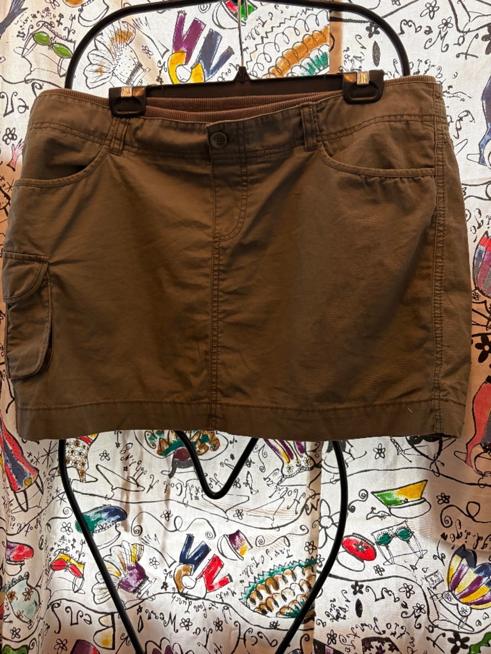Joe Fresh low waist cotton cargo mini